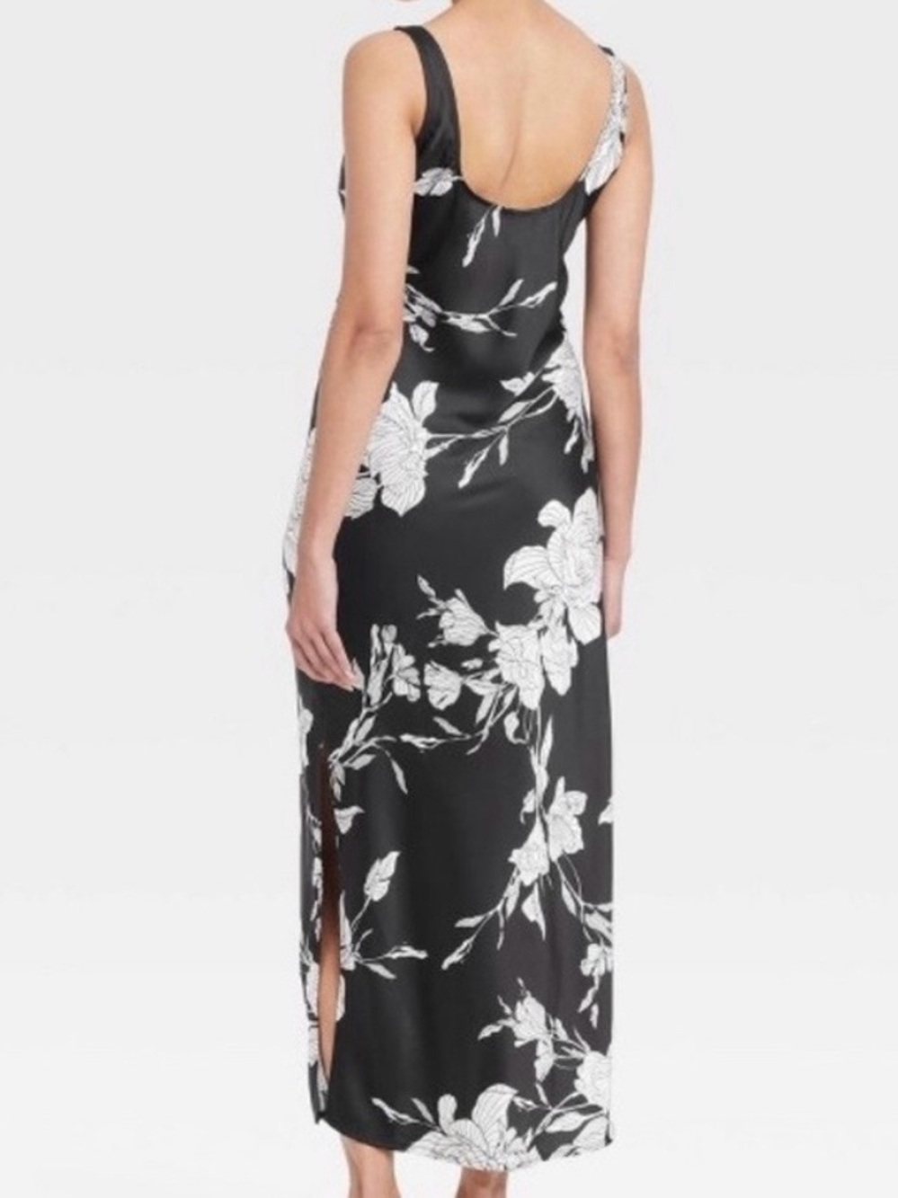 A new day Black and White Floral Slip Dress - Picture 2 of 9